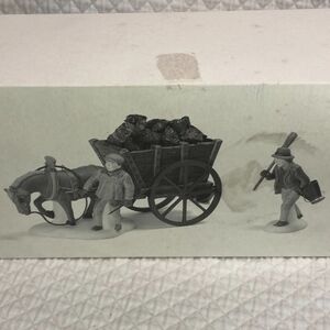 Department 56 "Delivering Coal For The Hearth" , new